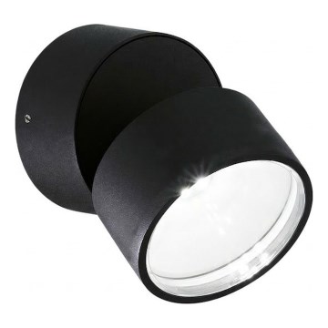 Ideal Lux - Aplică LED de exterior OMEGA, 7W, 230V, CRI 90, IP54, negru
