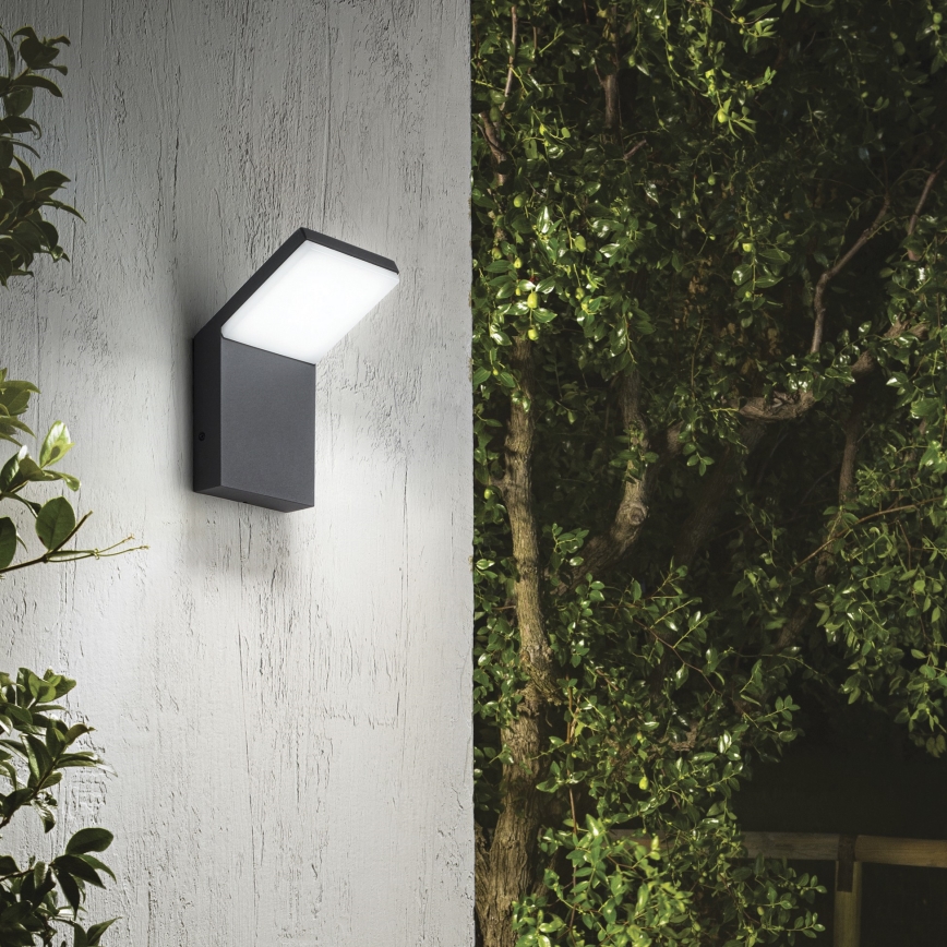 Ideal Lux - Aplica de exterior LED STYLE, 8,5W/230V 3000K CRI 90 IP54 negru