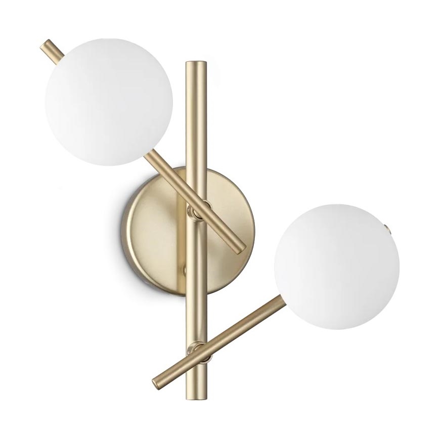 Ideal Lux - Aplică LED de perete ATLAS 2xG9/3W/230V aurie