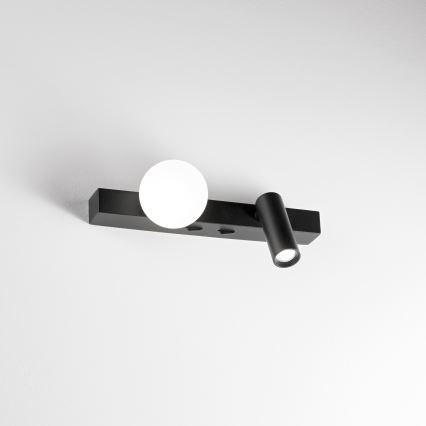Ideal Lux - Aplica LED de perete BINOMIO 2xLED/3W/230V CRI 90 neagră