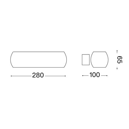 Ideal Lux - Aplică LED de perete MORIS 2xG9/3W/230V albă