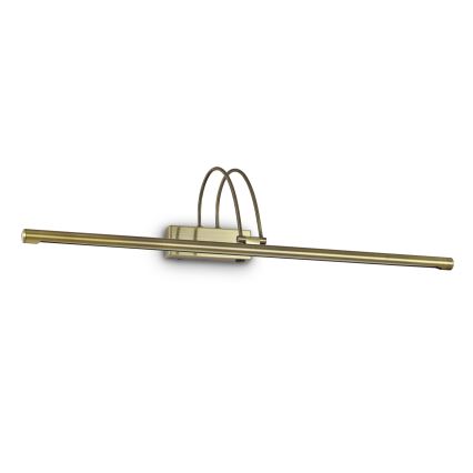 Ideal Lux - Aplică LED pentru tablou BOW, 8 W, 230 V, 76 cm, CRI 90, alamă