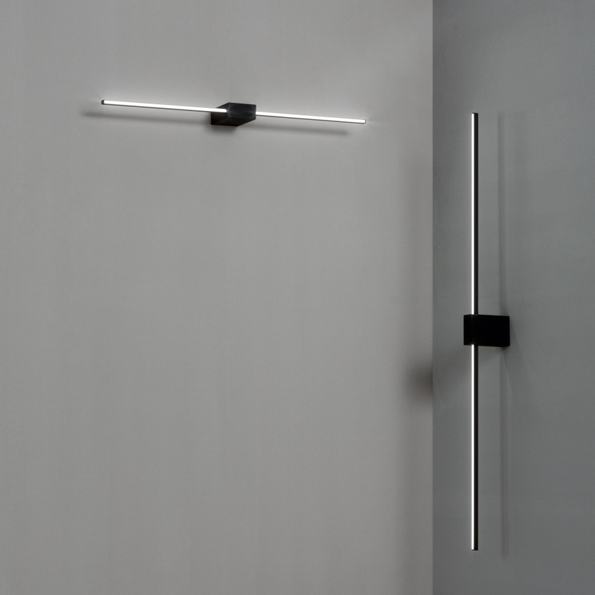 Ideal Lux - Aplică LED pentru tablouri THEO, 12W, 230V, 75 cm, CRI 90, neagră