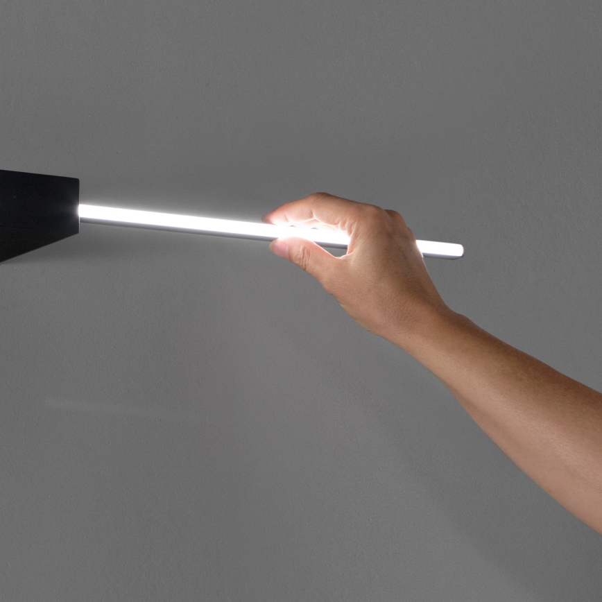 Ideal Lux - Aplică LED pentru tablouri THEO, 12W, 230V, 75 cm, CRI 90, neagră