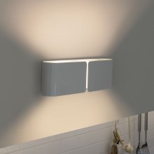 Ideal lux - Aplică perete 2xE27/60W/230V alb