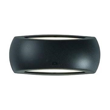 Ideal lux - Aplică perete exterior 1xE27/23W/230V negru