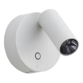Ideal Lux - Aplică spot de perete LED dimabilă cu control tactil ELF, LED/3W/230V, CRI 95, alb