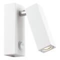 Ideal Lux - Aplica spot LED de perete PAGE, 3W, 230V, CRI 90, alb