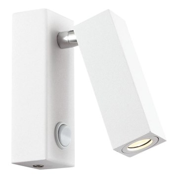 Ideal Lux - Aplica spot LED de perete PAGE, 3W, 230V, CRI 90, alb