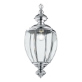 Ideal Lux - Candelabru cu lanț, 1x E27, 60W, 230V, Ø25 cm, crom lucios