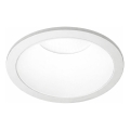 Ideal Lux - Corp de iluminat încastrat LED GAME TRIM, 11W, 230V, 4000K, CRI 90, Ø 8,5 cm, IP40, alb