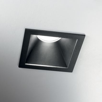Ideal Lux - Corp încastrat LED GAME TRIM, LED/11W/230V, 3000K, CRI 90, 8,4 x 8,4 cm, IP40, negru