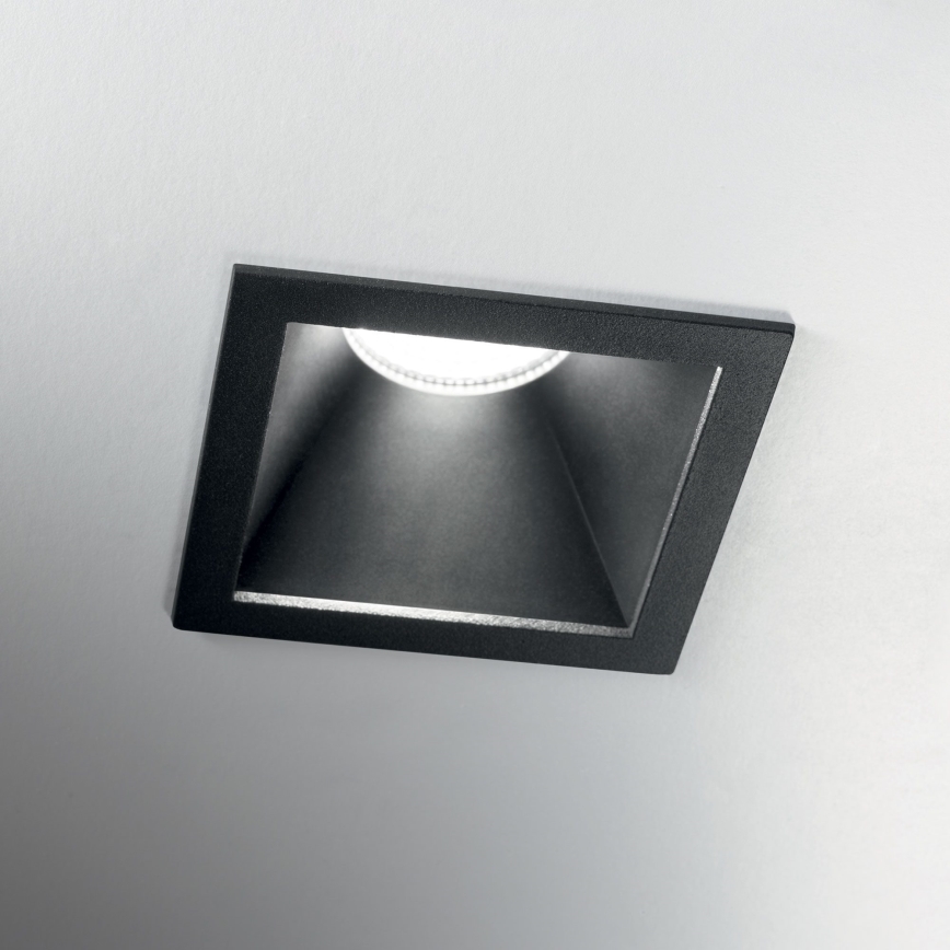 Ideal Lux - Corp încastrat LED GAME TRIM, LED/11W/230V, 3000K, CRI 90, 8,4 x 8,4 cm, IP40, negru