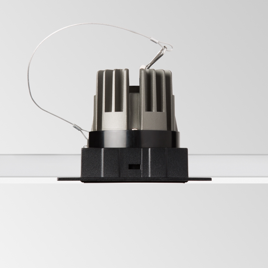 Ideal Lux - Corp încastrat LED GAME TRIM, LED/11W/230V, 3000K, CRI 90, 8,4 x 8,4 cm, IP40, negru