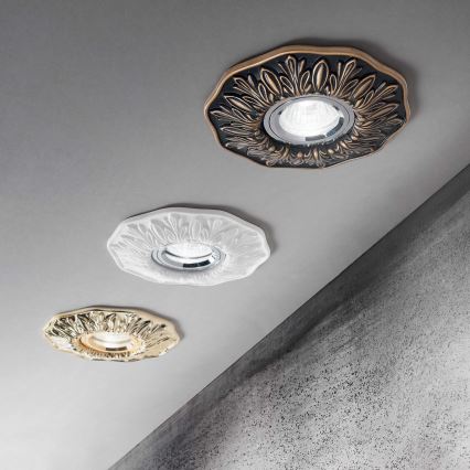 Ideal Lux - Corp încastrat de tavan POLKA, 1x GU10, 50W, 230V, bronz