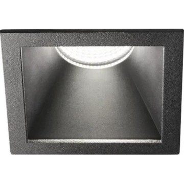 Ideal Lux - Corp încastrat LED GAME TRIM, LED/11W/230V, 3000K, CRI 90, 8,4 x 8,4 cm, IP40, negru