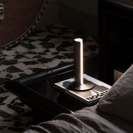 Ideal Lux DORICA – lampă de birou LED reglabilă, 8 W, 230 V, CRI 90, negru