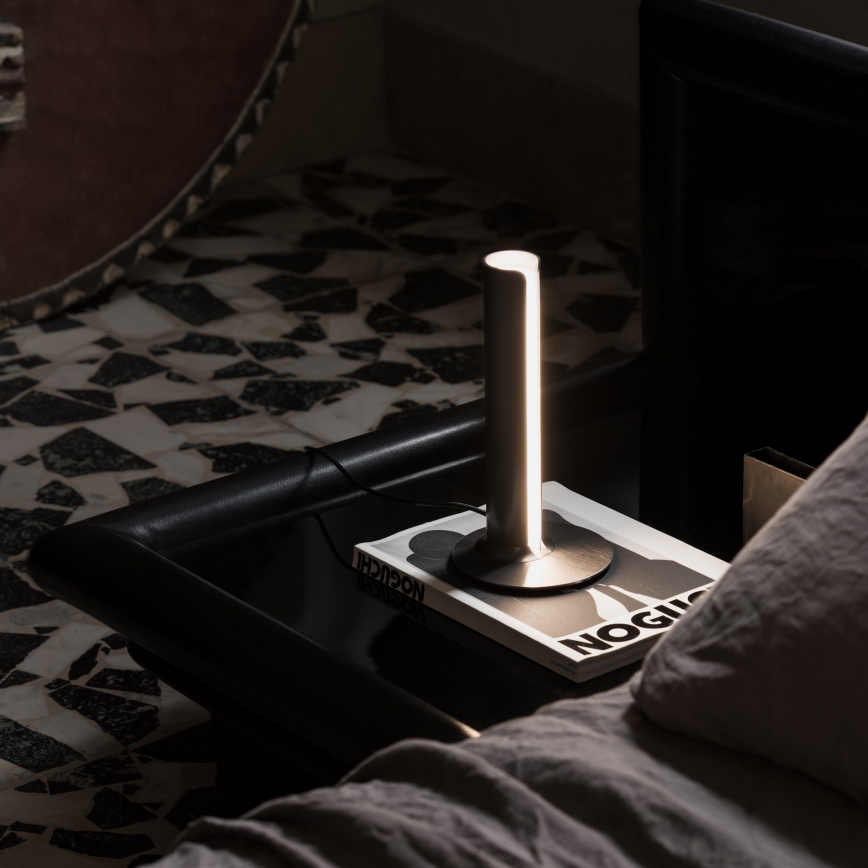 Ideal Lux DORICA – lampă de birou LED reglabilă, 8 W, 230 V, CRI 90, negru