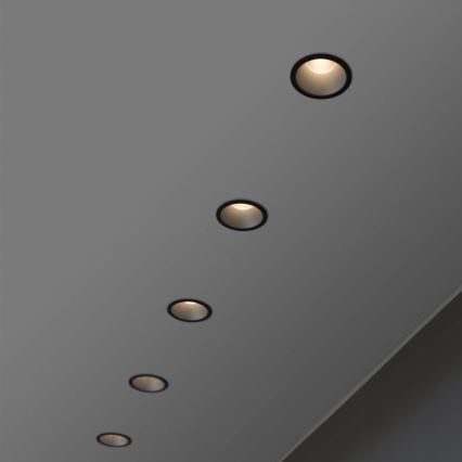Ideal Lux - Spot LED încastrat GAME TRIM LED/11W/230V 3000K CRI 90 Ø 8,5 cm IP40 auriu/negru
