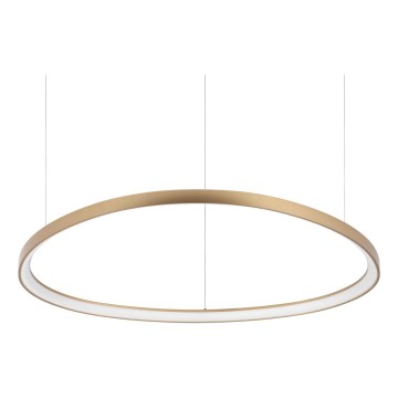Ideal Lux - GEMINI lustră LED suspendată pe cablu, 78W/230V, 2700K, diam. 105 cm, CRI 90, alamă