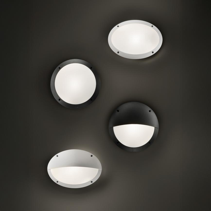 Ideal lux - Iluminat tehnic 1xE27/23W/230V IP66 negru