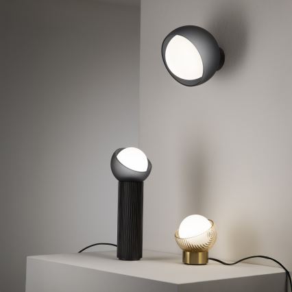 Ideal Lux - Lampă de birou LED BLOOM 1xG9/3W/230V, aurie/bej fumuriu