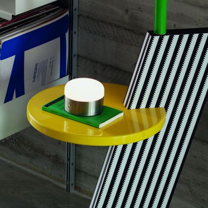 Ideal Lux - Lampă de birou LED tactilă reglabilă MIGNON LED/5W/5V 1500 mAh diam. 10 cm CRI 90 crom lucios