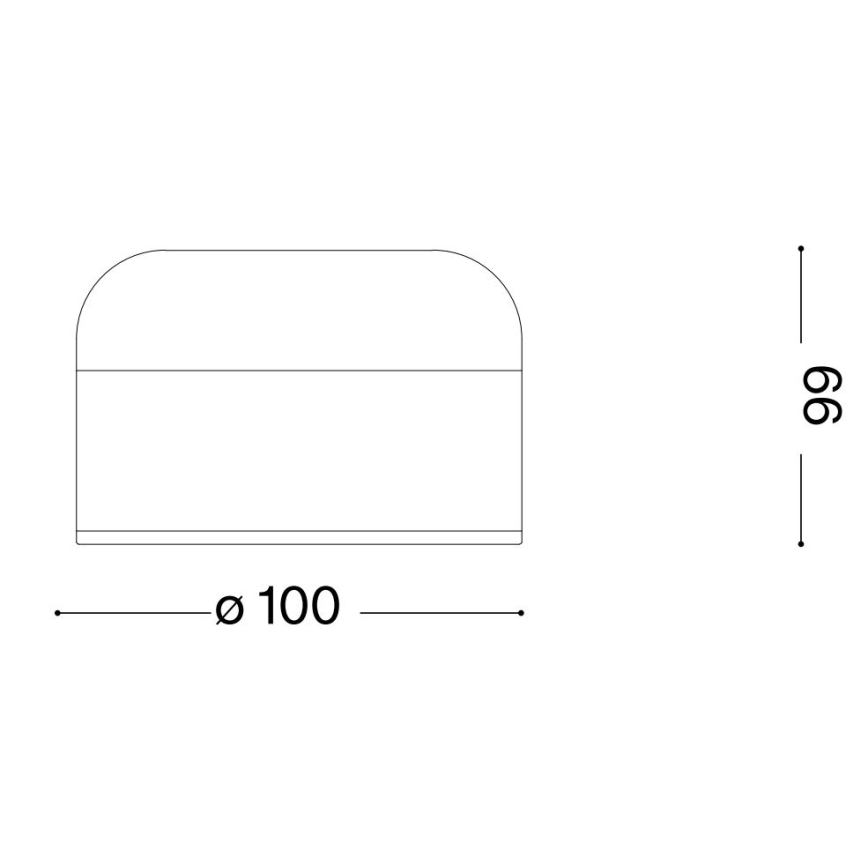 Ideal Lux - Lampă de birou LED tactilă reglabilă MIGNON LED/5W/5V 1500 mA pr. 10 cm CRI 90 maro