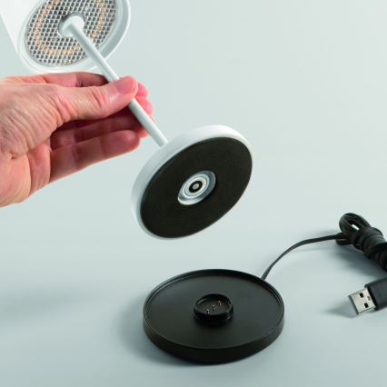 Ideal Lux - Lampă de masă LED exterioară reglabilă prin atingere CUTE LED/2,5W/3,7V 3000 mAh USB 2200-2700K IP65 albă