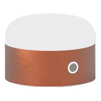 Ideal Lux - Lampă de birou LED tactilă reglabilă MIGNON LED/5W/5V 1500 mAh diam. 10 cm CRI 90 cupru