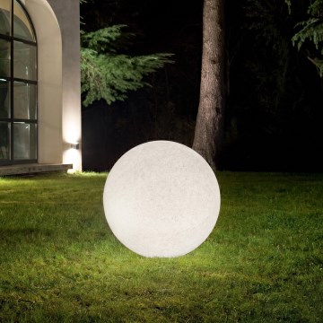 Ideal Lux - Lampă de exterior DORIS 1xE27/60W/230V Ø 48 cm IP44 gri