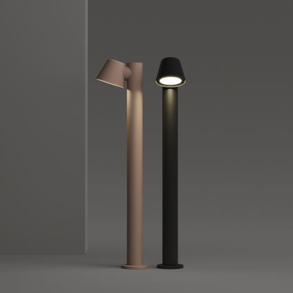 Ideal Lux - Lampă de exterior GAS 1xGU10/35W/230V 80 cm IP43 maro