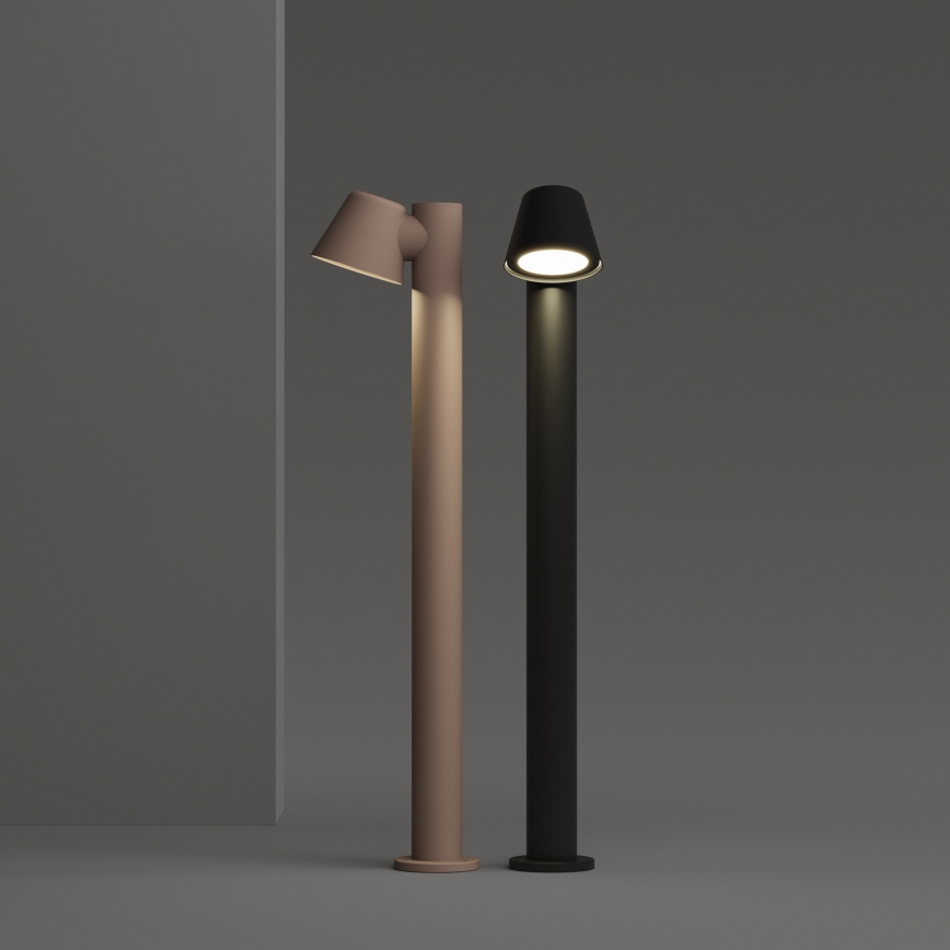 Ideal Lux - Lampă de exterior GAS 1xGU10/35W/230V 80 cm IP43 maro