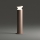 Ideal Lux - Lampă de exterior TORRE 1xE27/15W/230V 60 cm IP65 maro