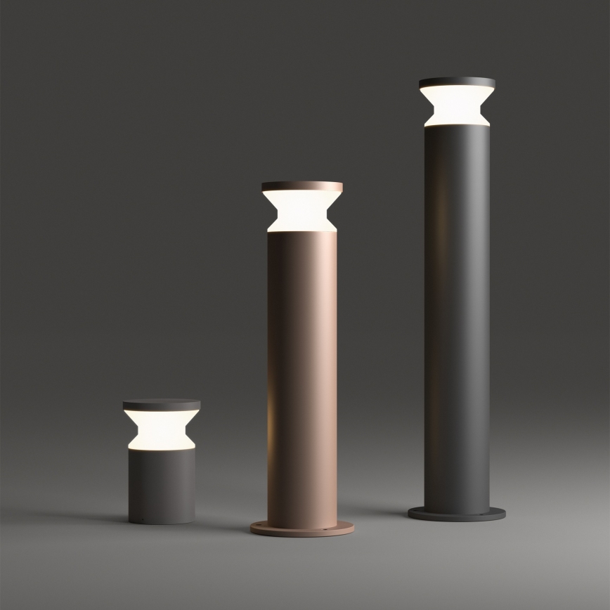 Ideal Lux - Lampă de exterior TORRE 1xE27/15W/230V, 80 cm, IP65, antracit
