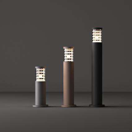 Ideal Lux - Lampă de exterior TRONCO 1xE27/42W/230V 25 cm IP65 antracit