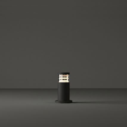 Ideal Lux - Lampă de exterior TRONCO, 1xE27/42W/230V, 25 cm, IP65, neagră