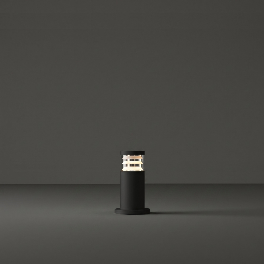 Ideal Lux - Lampă de exterior TRONCO, 1xE27/42W/230V, 25 cm, IP65, neagră