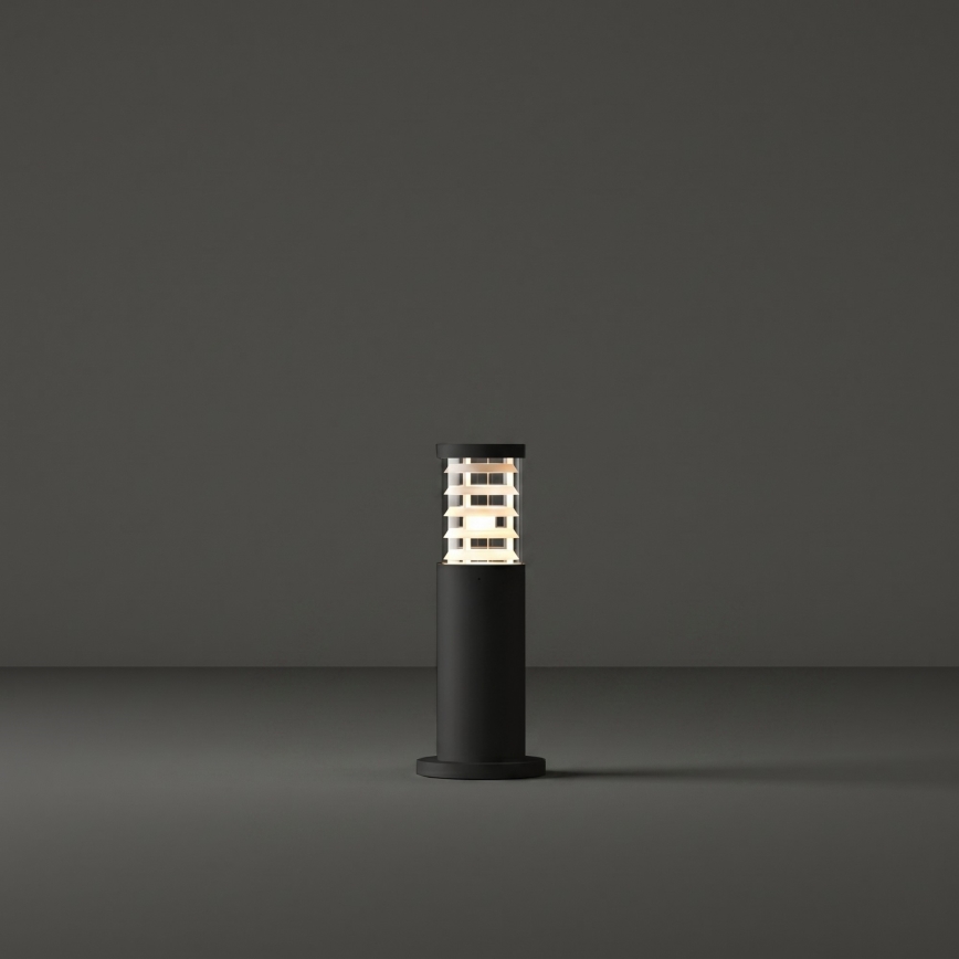 Ideal Lux - Lampă de exterior TRONCO 1xE27/42W/230V 40 cm IP65 neagră