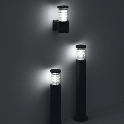Ideal Lux - Lampă de exterior TRONCO, 1xE27/42W/230V, 60 cm, IP65, negru