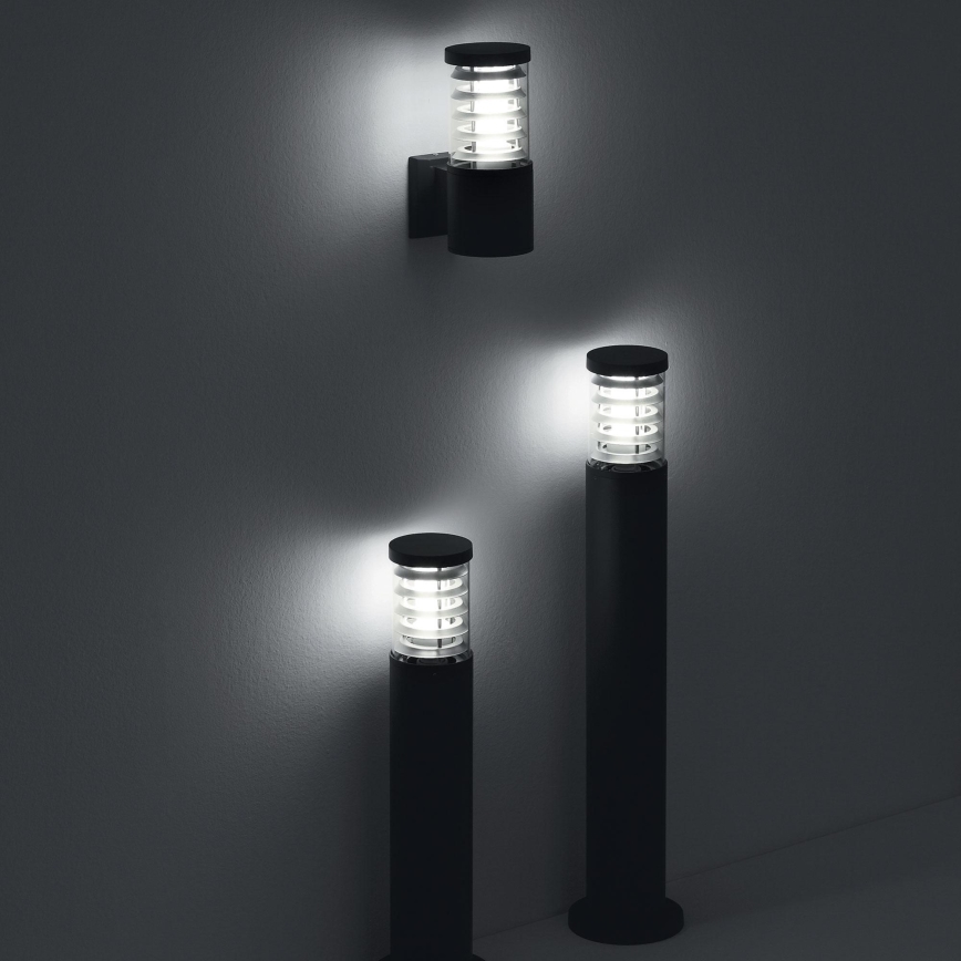 Ideal Lux - Lampă de exterior TRONCO, 1xE27/42W/230V, 60 cm, IP65, negru