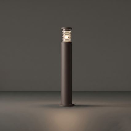 Ideal Lux - Lampă de exterior TRONCO 1xE27/42W/230V 80 cm IP65 maro