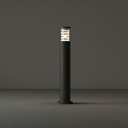 Ideal Lux - Lampă de exterior TRONCO 1xE27/42W/230V 80 cm IP65 neagră