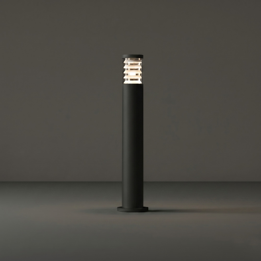 Ideal Lux - Lampă de exterior TRONCO 1xE27/42W/230V 80 cm IP65 neagră