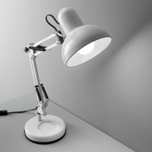 Ideal lux - Lampa de masa 1xE27/40W/230V alb