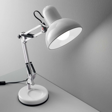 Ideal lux - Lampa de masa 1xE27/40W/230V alb