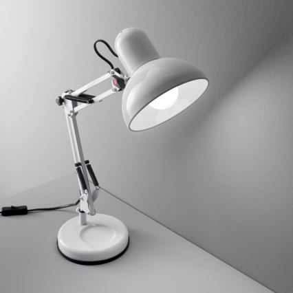 Ideal lux - Lampa de masa 1xE27/40W/230V alb
