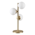 Ideal Lux - Lampă de masă LED PERLAGE 3xG9/3W/230V auriu/alb