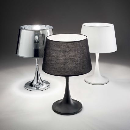 Ideal Lux - Lampă de masă LONDON 1xE27/60W/230V crom lucios