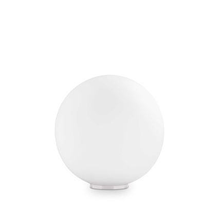 Ideal Lux - Lampă de masă MAPA 1xE27/42W/230V Ø 30 cm albă